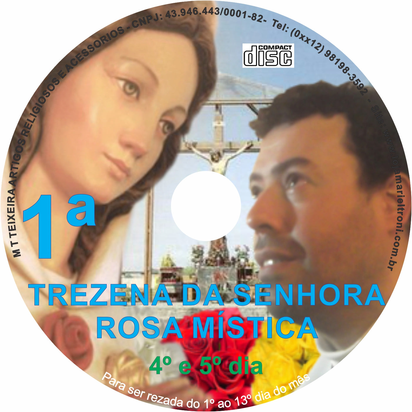CD Trezena Rosa Mística 1 CD Trezena Rosa Mística 1